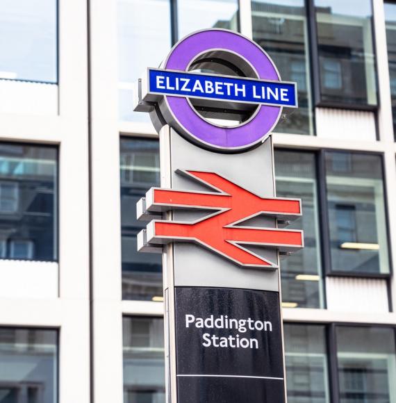 Elizabeth line Paddington stop