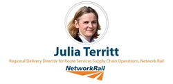 Network Rail's Julia Territt on working with the supply chain 