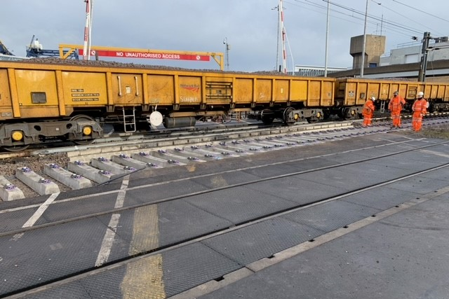 Harwich branch line track renewals 