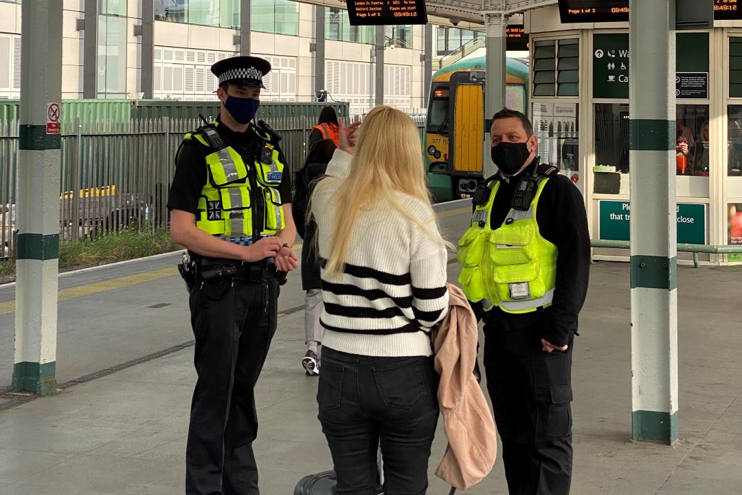 New joint working pilot with BTP in London as rail companies work to ensure people can travel with confidence