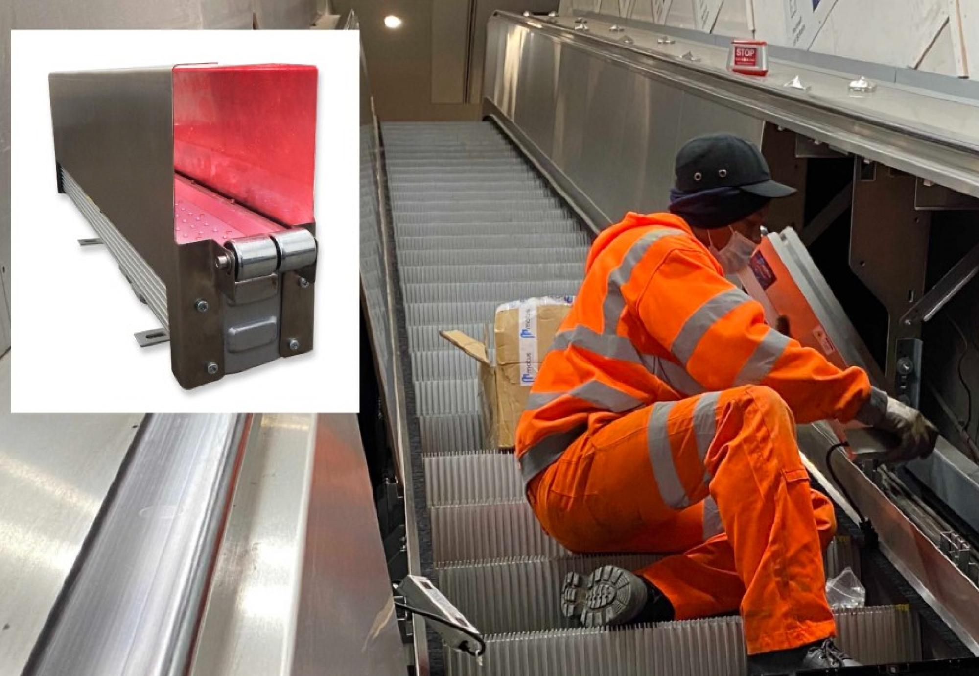 UV-C handrail cleaning device trialled at Euston