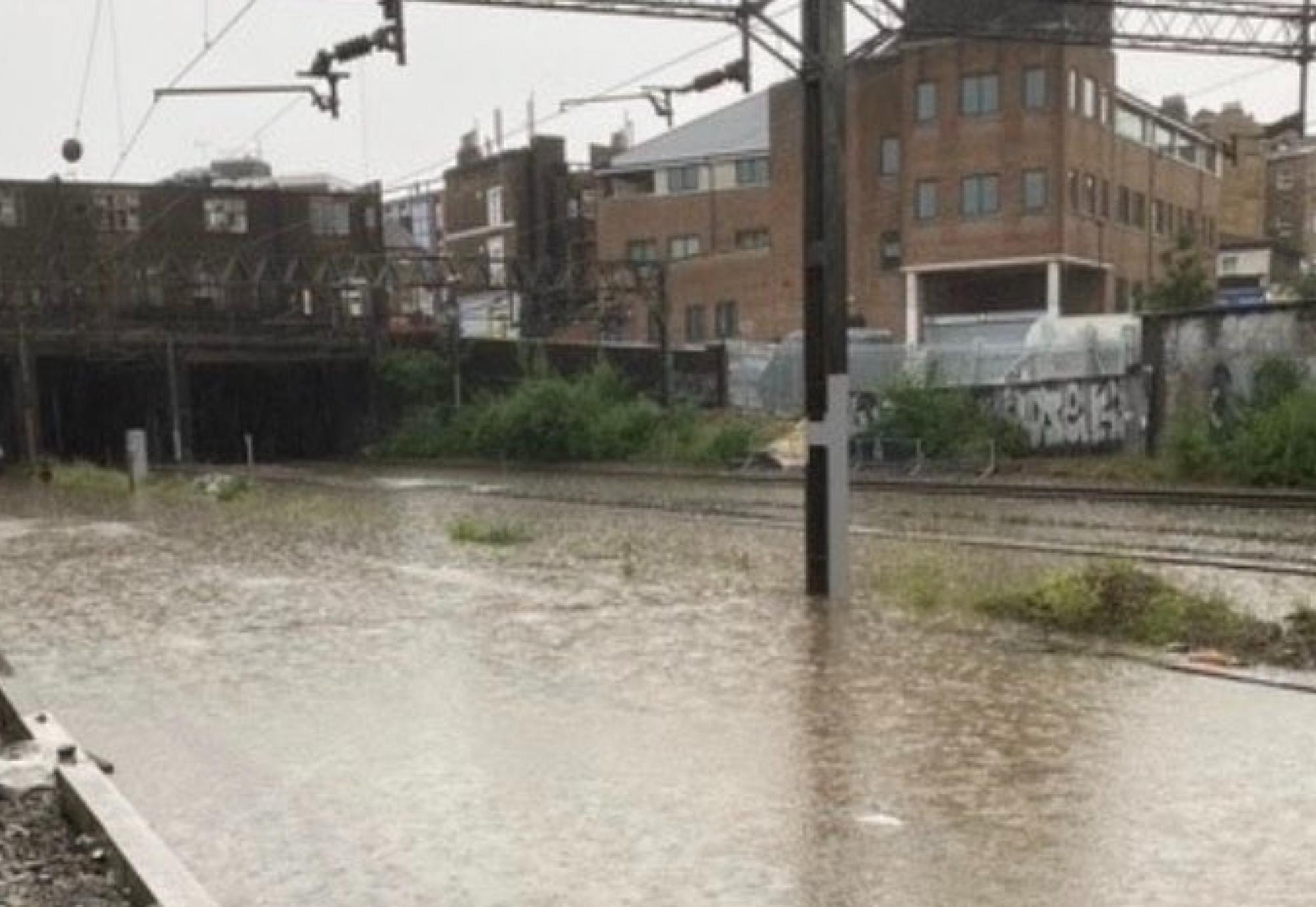 Flooding in London 