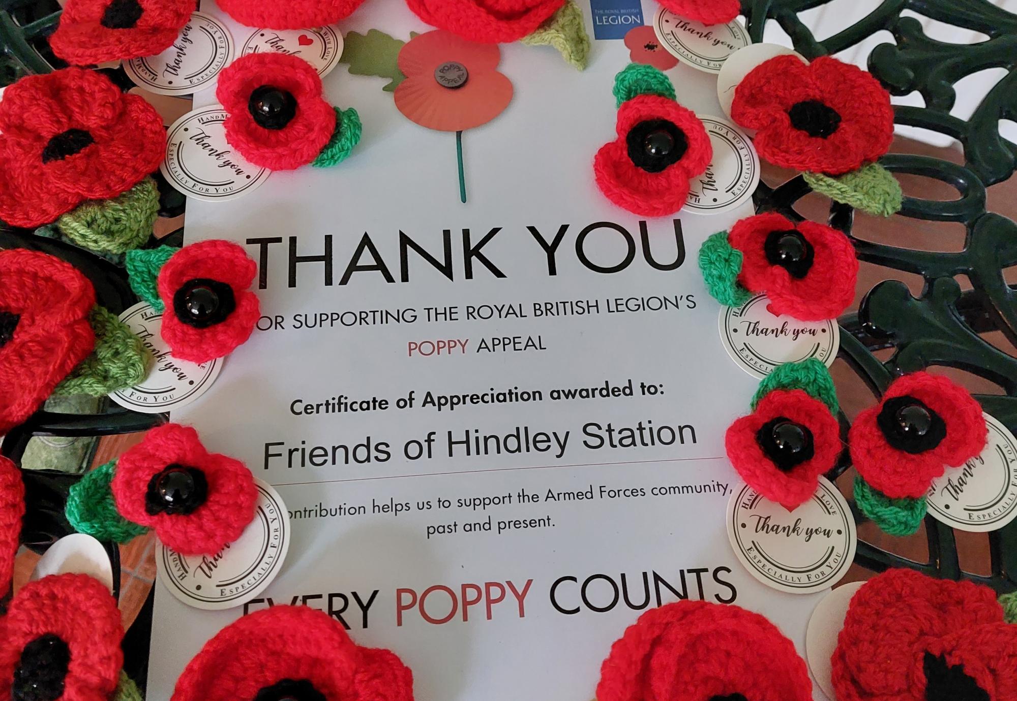 Hindley poppy display 