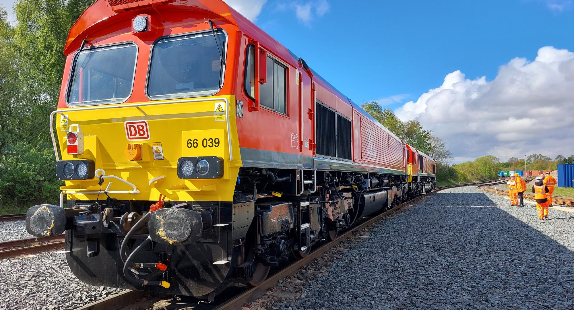 Class 66 ETCS freight train