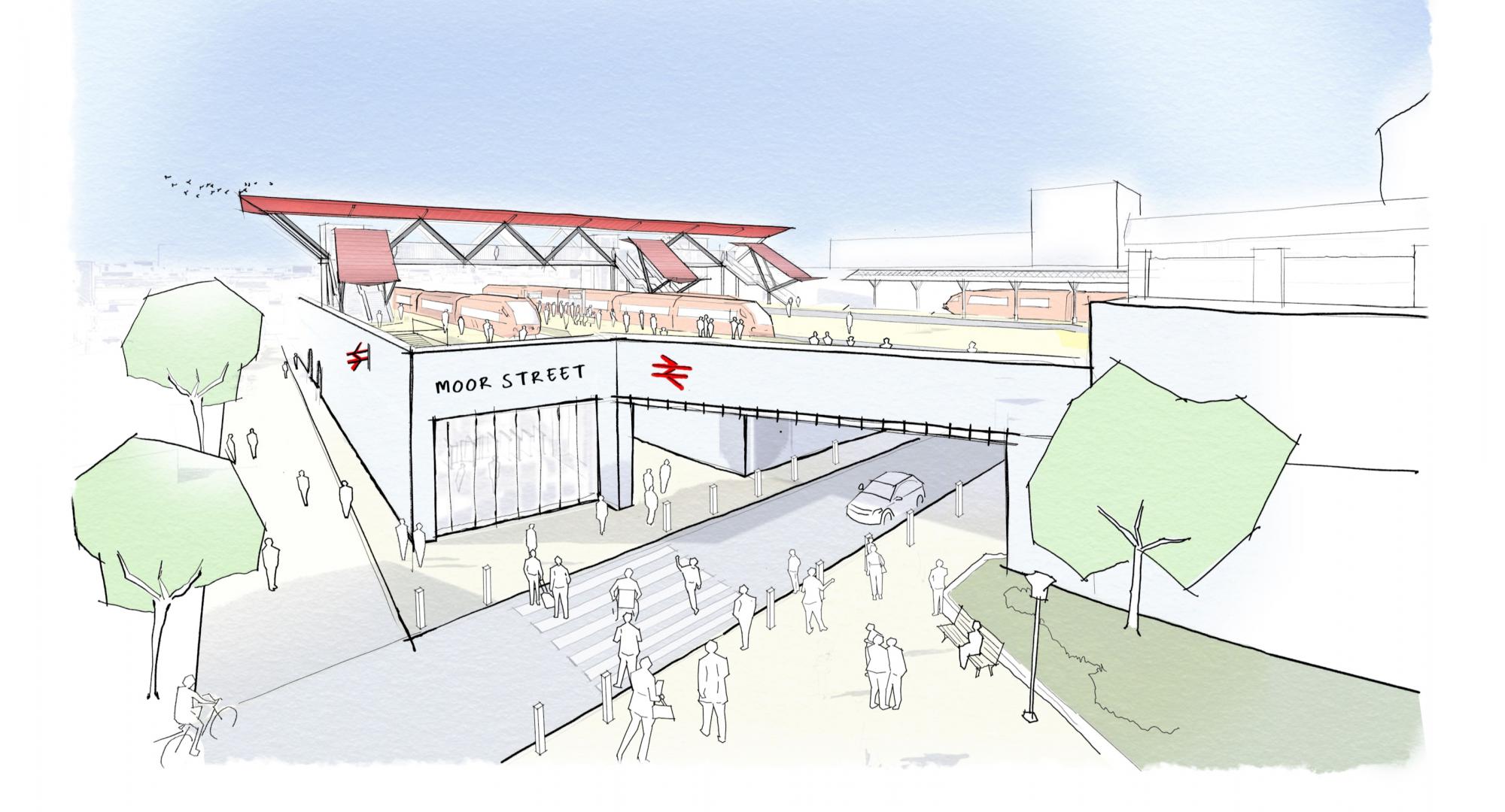 Moor Street Station Northern entrance