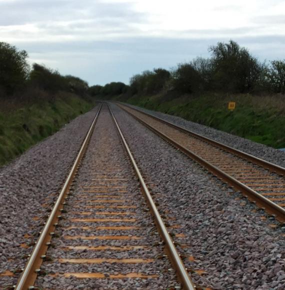 The tracks at Bootle that are being worked on 