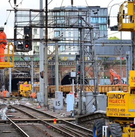 East Coast Upgrade works at King’s Cross incoming  