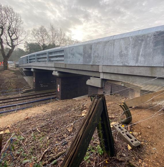 Network Rail replace two bridges in Norfolk