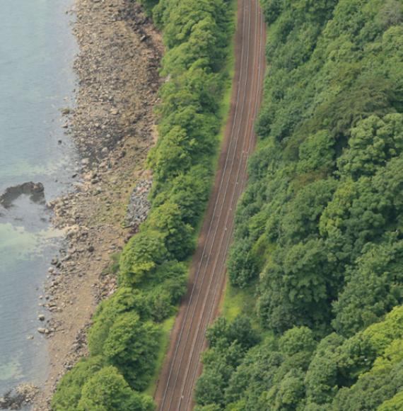 Aberdour Kirkcaldy vegetation, via Network Rail 