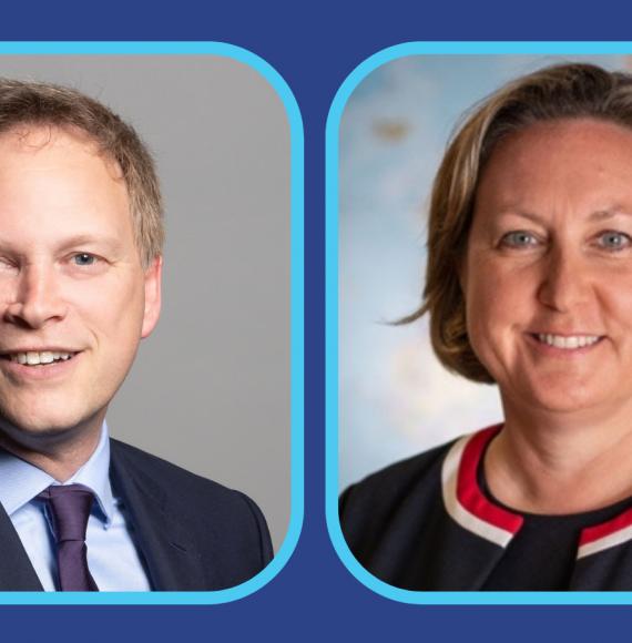 Grant Shapps and  Anne-Marie Trevelyan
