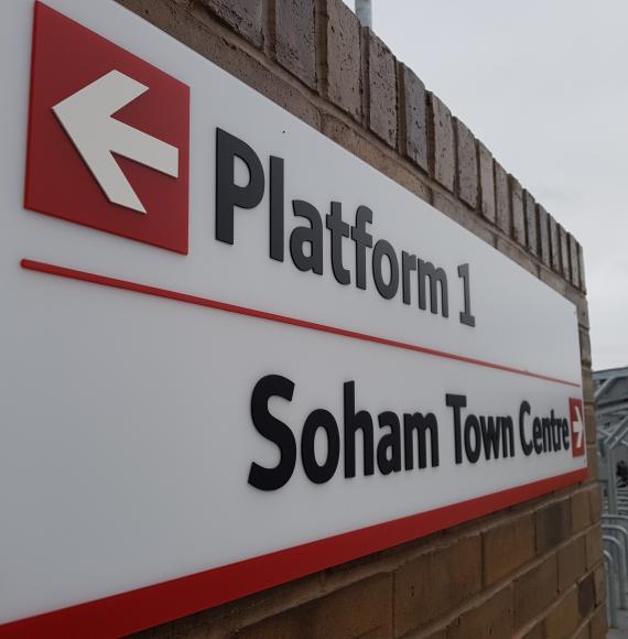 Soham station, via Greater Anglia 