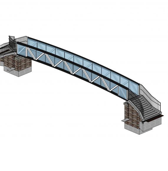 Conceptual design of the new bridge, via Network Rail 