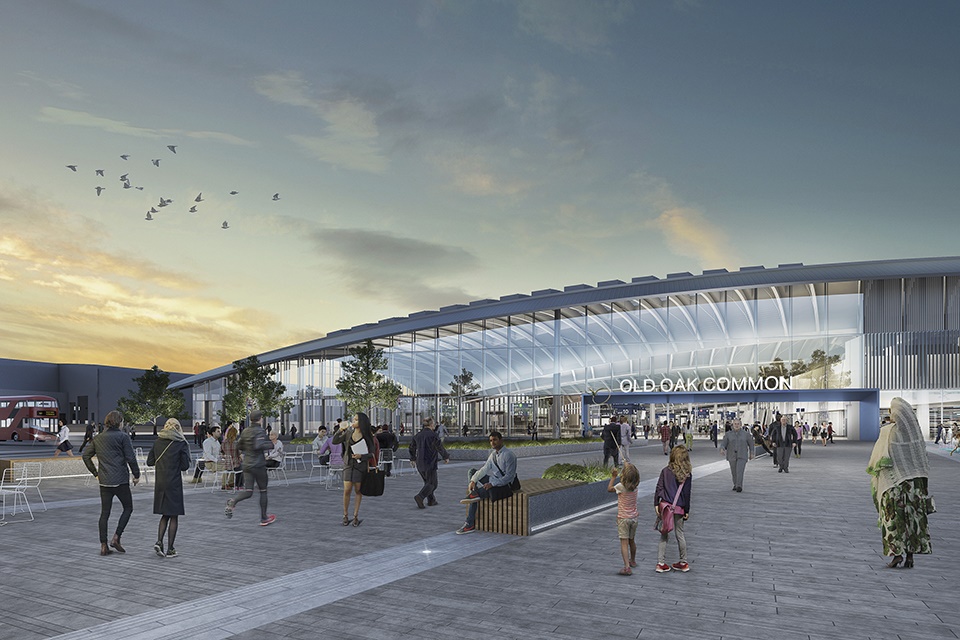 HS2’s latest designs for Old Oak Common Station revealed 