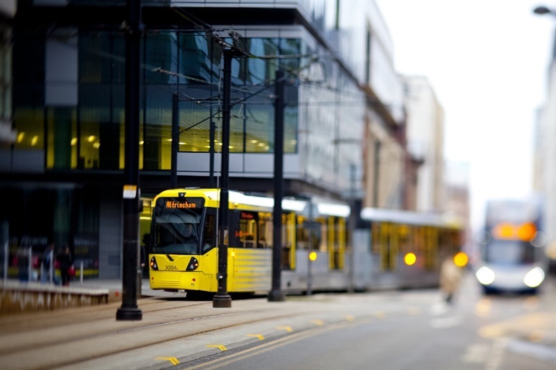 First test trams run along Manchester’s Second City Crossing