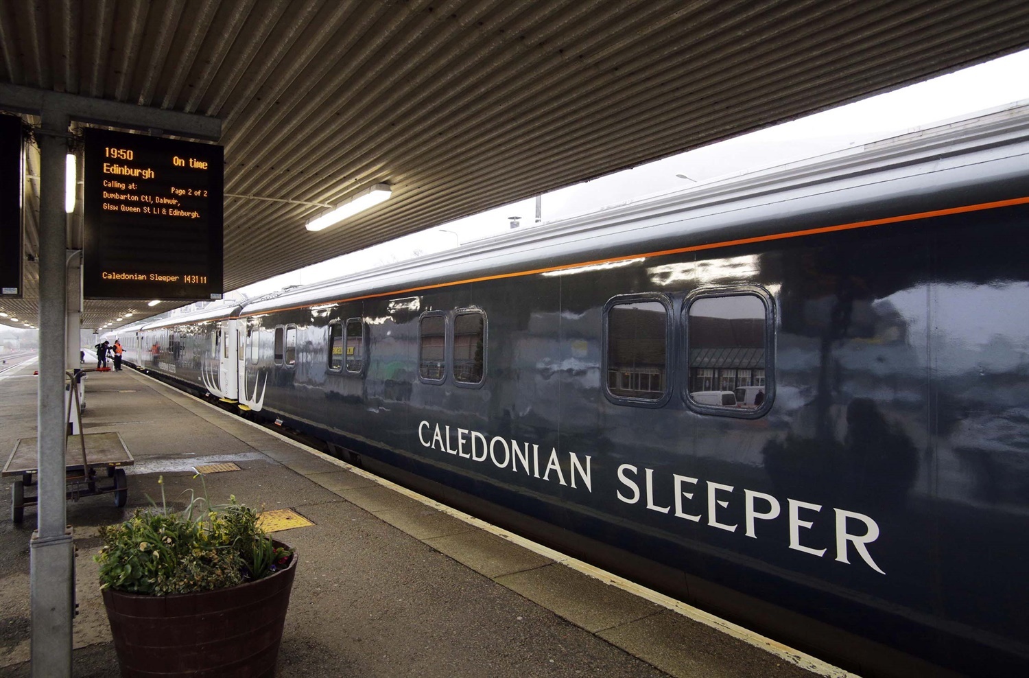 Caledonian Sleeper performance crashes in period 9