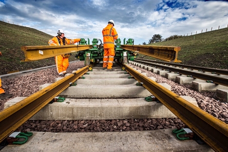 Main track-laying begins on Borders Railway