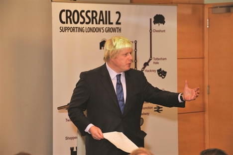 Boris calls for Bakerloo extension and Crossrail 2 by 2050 