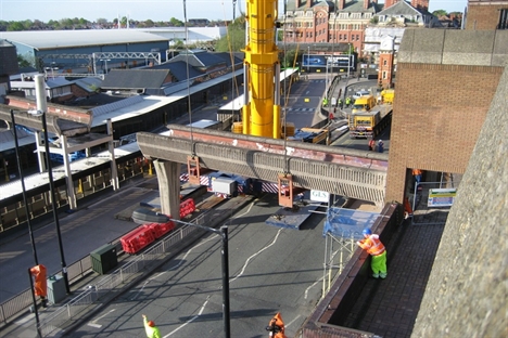 Bridge demolition paves the way for Altrincham transformation