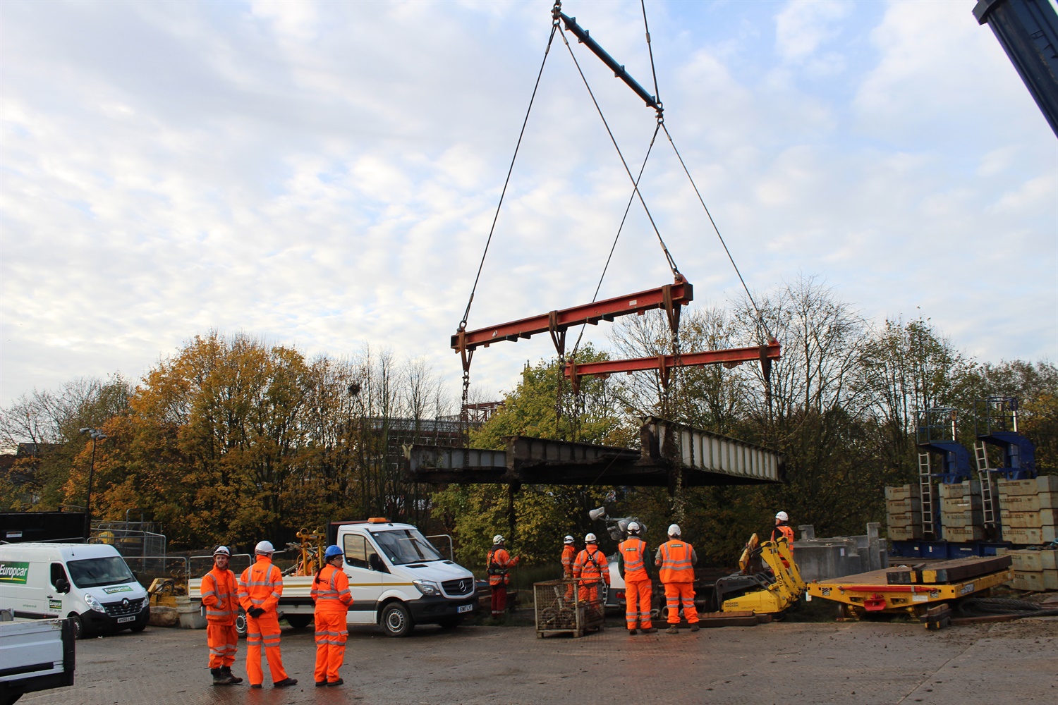 ‘Rotten’ Burnley canal bridge replaced by Network Rail