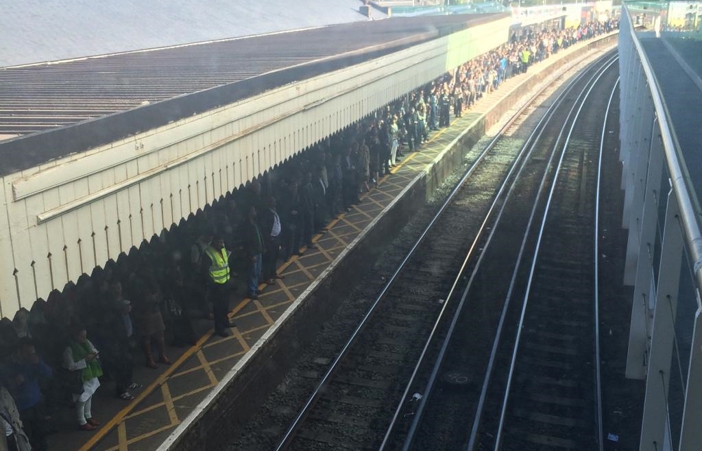 Passengers stranded on trains after Clapham Junction power failure