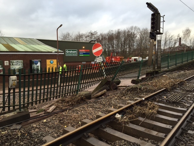 Parts of WCML reopened after track and signalling submerged in floodwater overnight