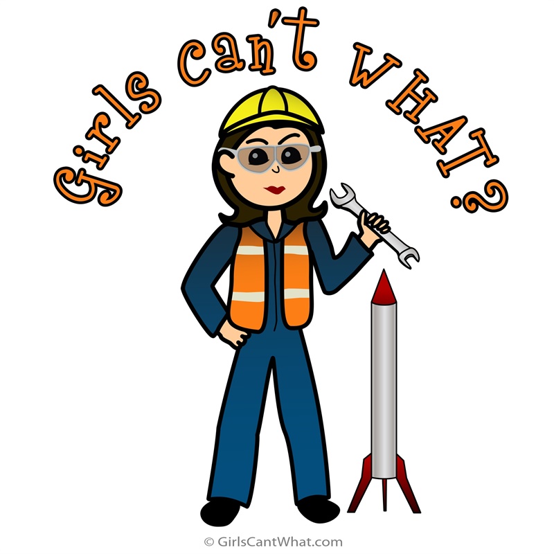 Girls Can't What Sticker Logo Girls Can't What Sticker Logo