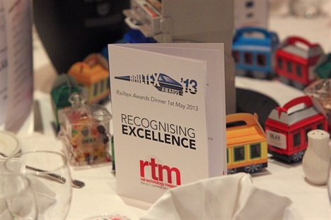 Rail innovation the highlight at first Railtex Awards