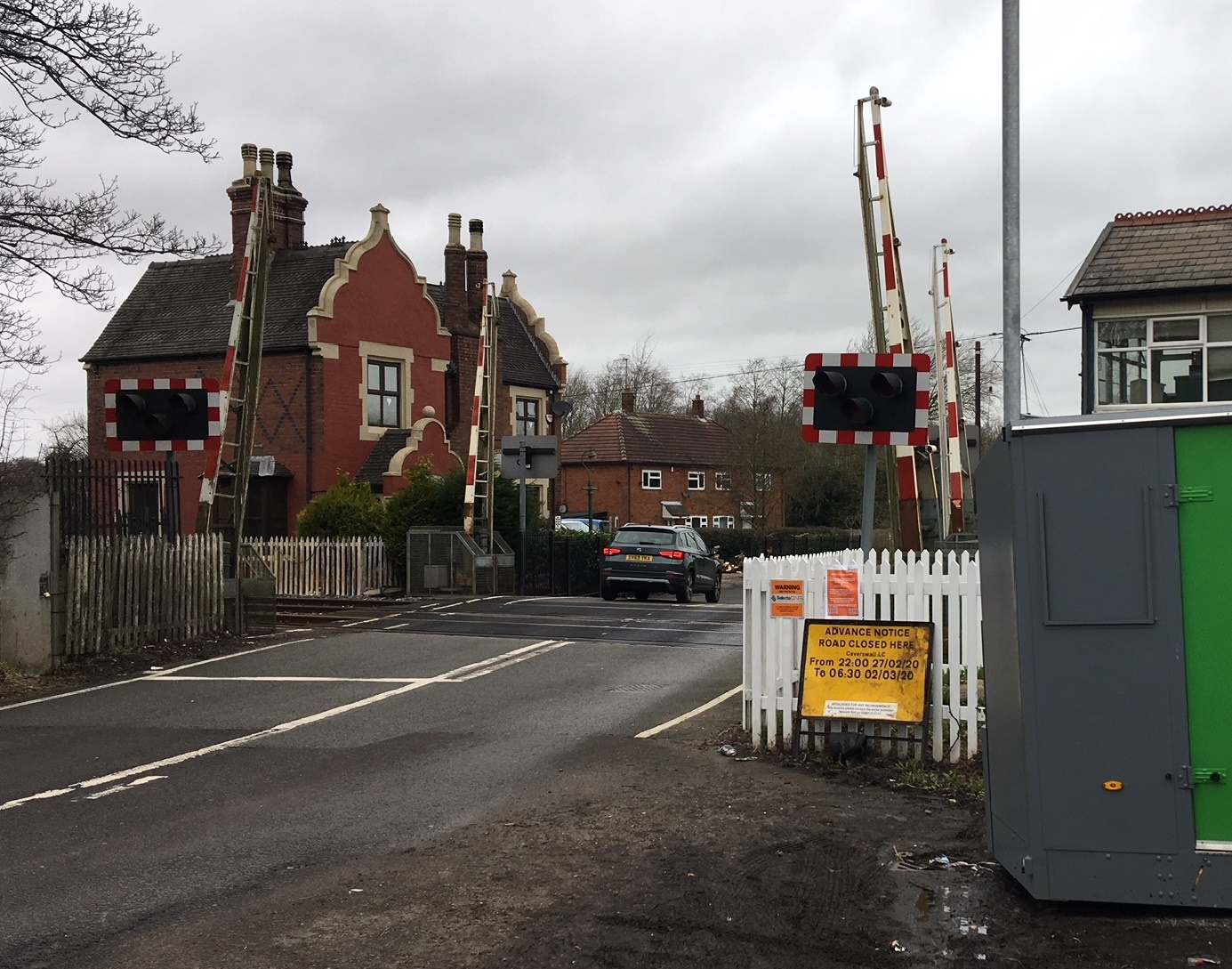 Improvement work begins across three level crossings in Staffordshire 