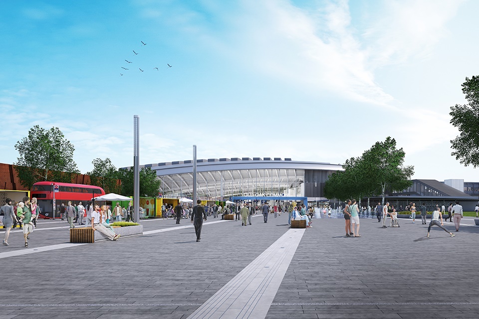 Old Oak Common to be UK’s best-connected rail interchange as HS2 reveals new station designs 