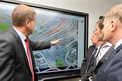 Phil Verster and Hugh Bayley MP open York Rail Operating Centre2