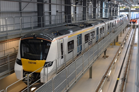 First Class 700 arrives in the UK for testing