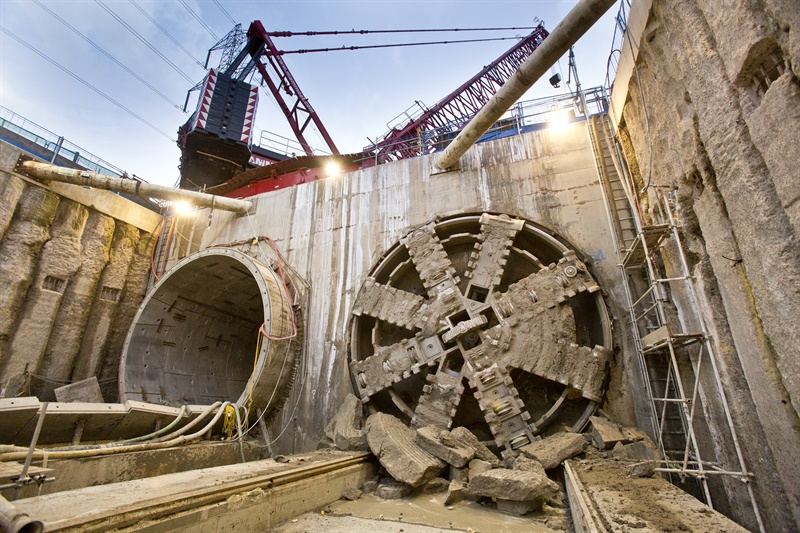 Docklands and south-east London Crossrail tunnels complete