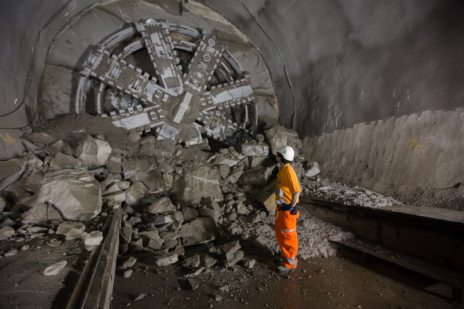 Tunnelling machine Victoria breaks into Liverpool Street