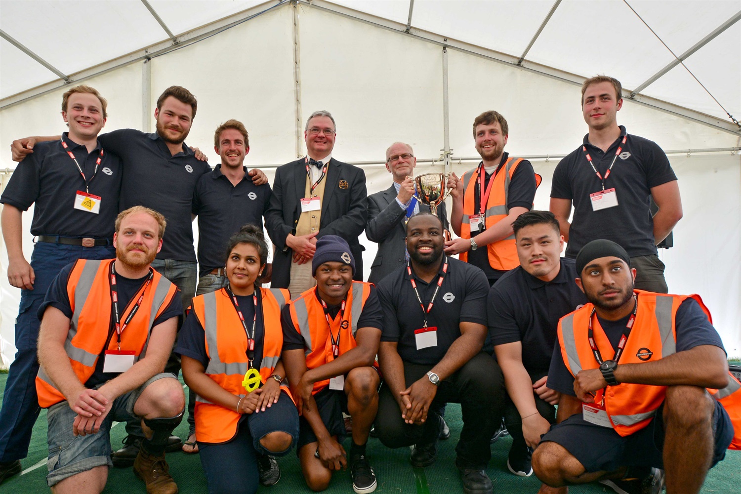TFL team with Bill Reeve and IMechE President courtesy of David Shirres