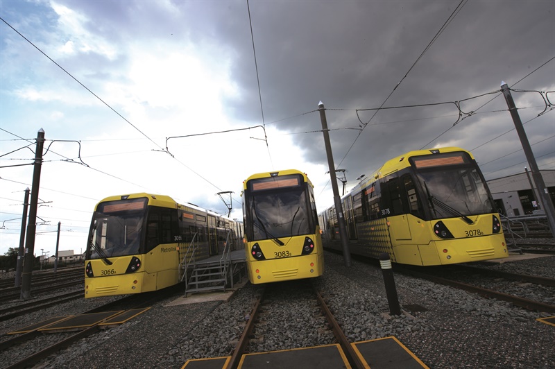 Momentum builds for Metrolink extension works at Trafford 