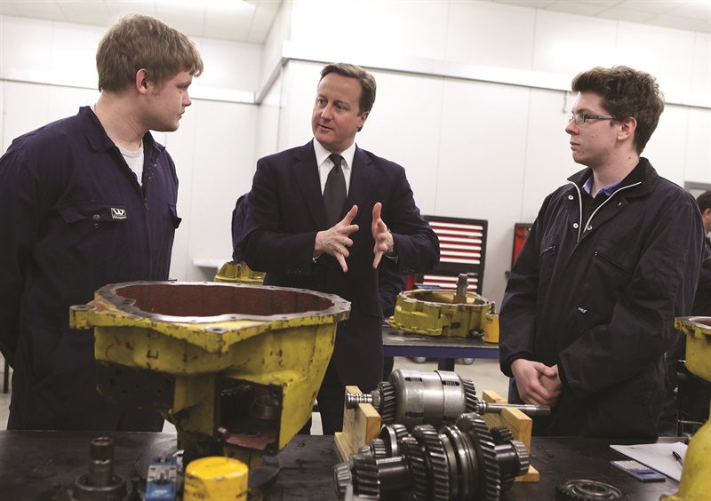 Use small in 'Skills legacy' section. caption - David Cameron at TUCA Use small in 'Skills legacy' section. caption - David Cameron at TUCA