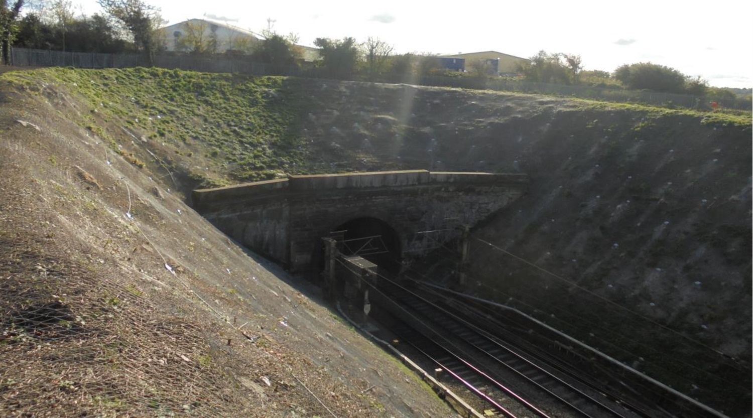 Watford Tunnel approach completed work c.Network Rail