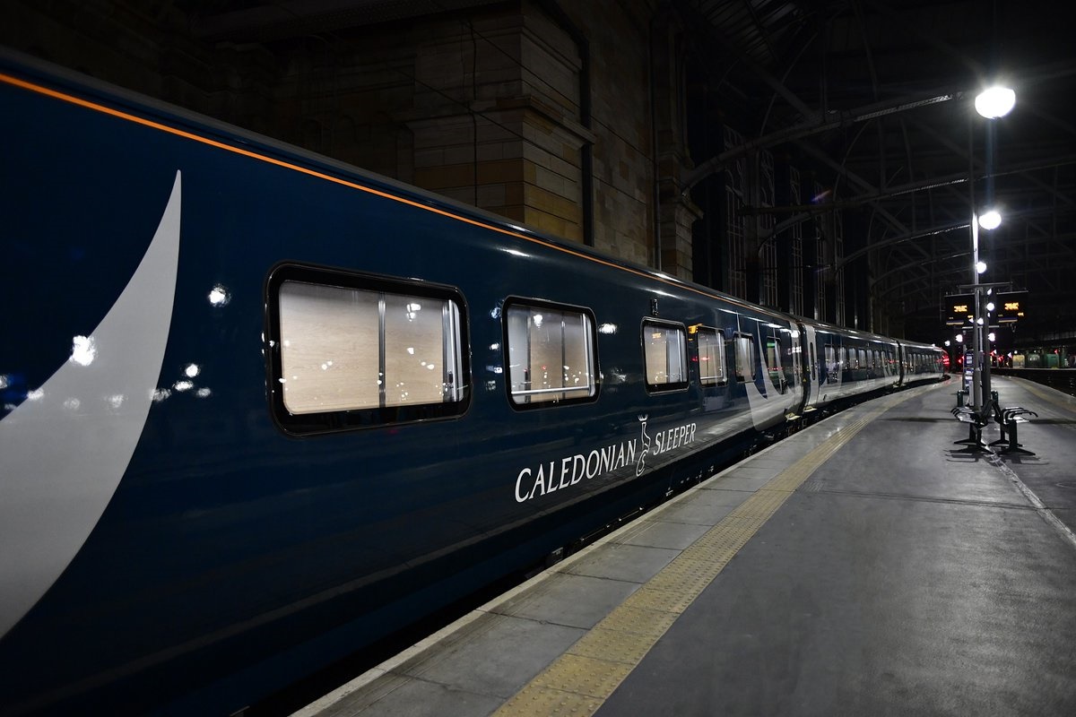 Caledonian Sleeper launches new £150m train fleet, first service over three hours late