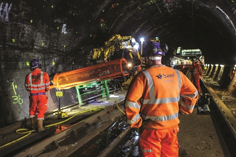 Strengthening the Haymarket tunnels