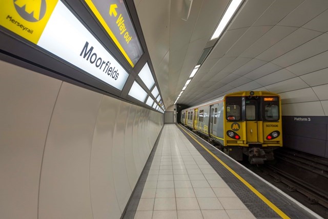 Wirral Line platform reopens after £12m Moorfields investment
