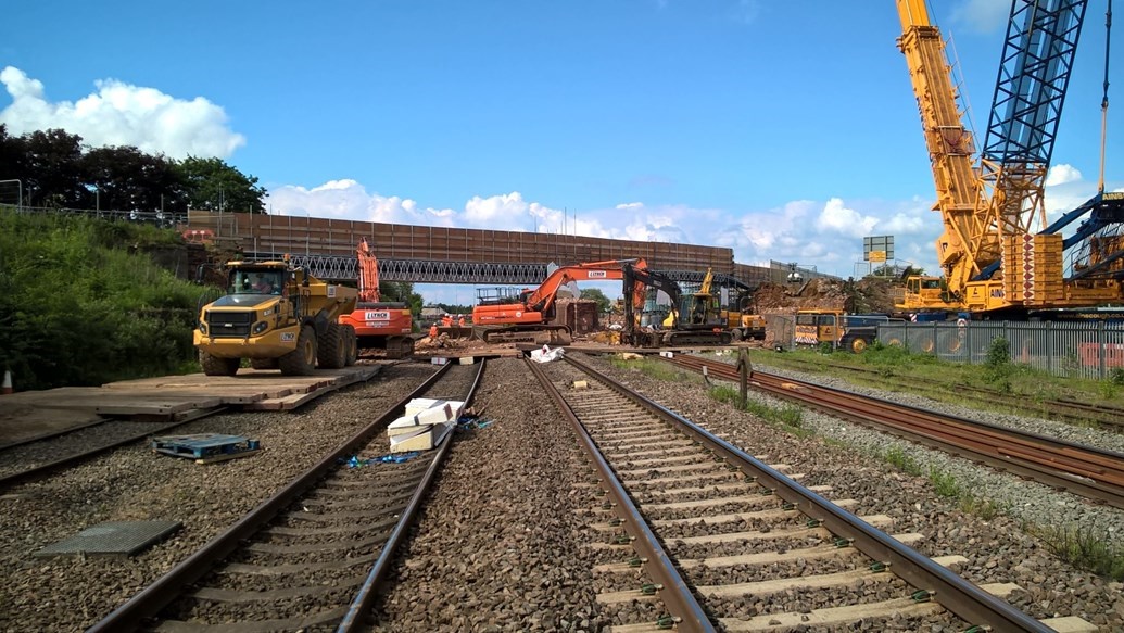 ‘Major milestone’ in Northamptonshire railway upgrade reached