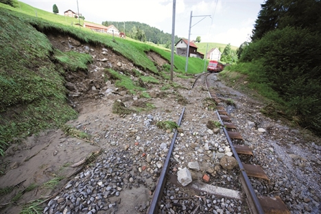 Protecting infrastructure against shallow landslides