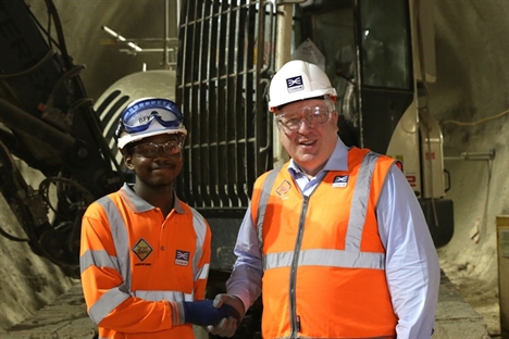 Young people grab work opportunities on Crossrail