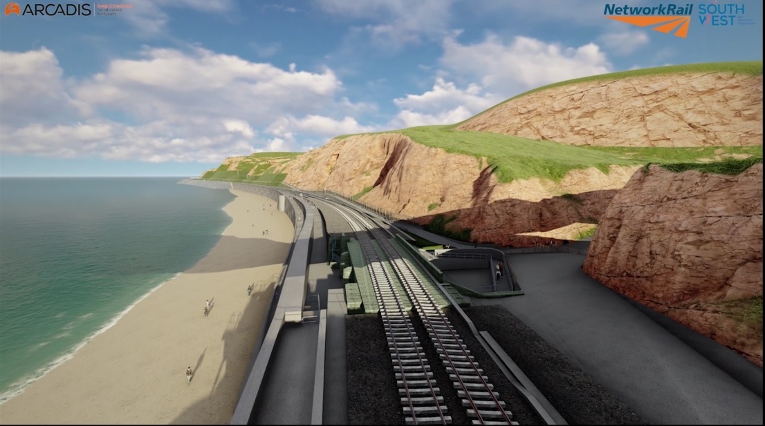 Network Rail unveil new Holcombe to Teignmouth rail protection plan