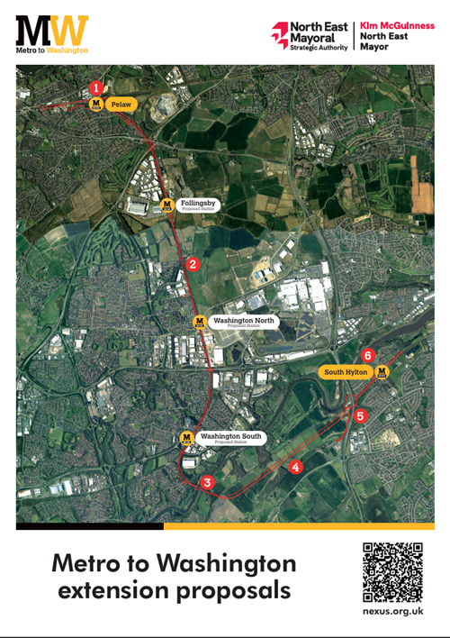 Metro to Washington Map