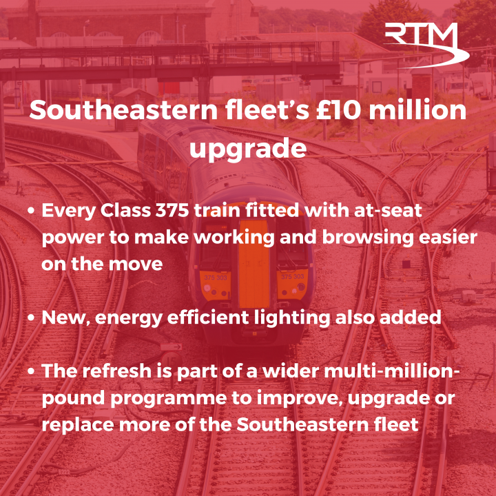 Southeastern fleet upgrade infographic