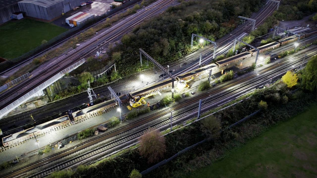 Aerial Shot of Trent Valley Line