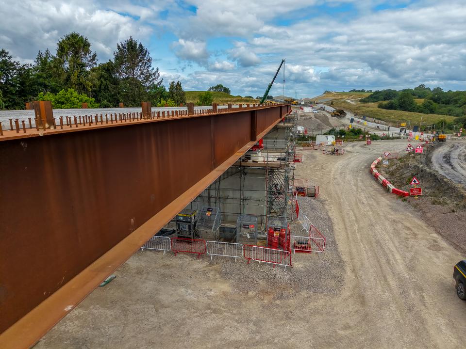 Lower Thorpe Viaduct Deck Slide