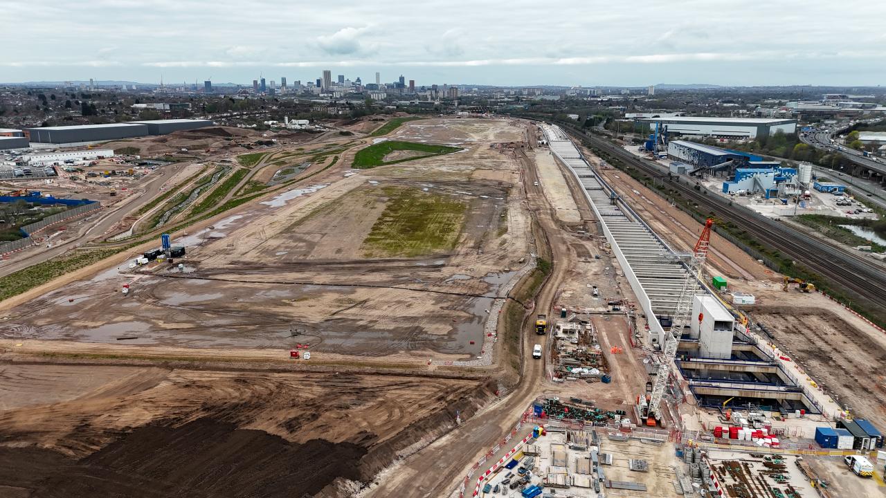Aerial view of the Washwood Heath 