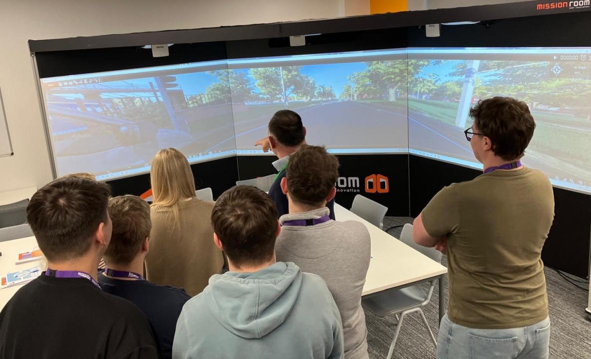 Apprentices in Mission Room